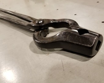 Wytrzymały 3/4" bit V śruba szczypce kuźnicze młot kowalski ostrze kowal