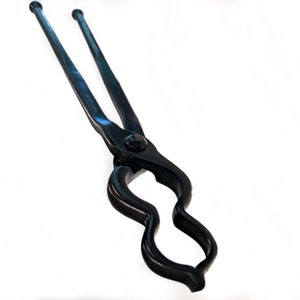 Double Pick Up Blacksmith Tongs for Hot Metal Work ForgeTongs knife making bladesmith