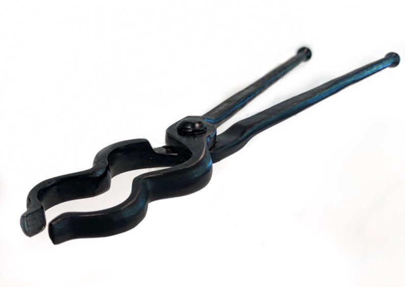 Double Pick Up Blacksmith Tongs for Hot Metal Work Etsy