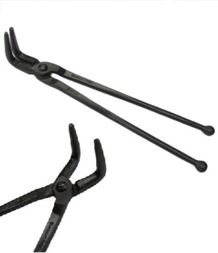 Blacksmith 90 Degree Scrolling Forge Tongs - Etsy