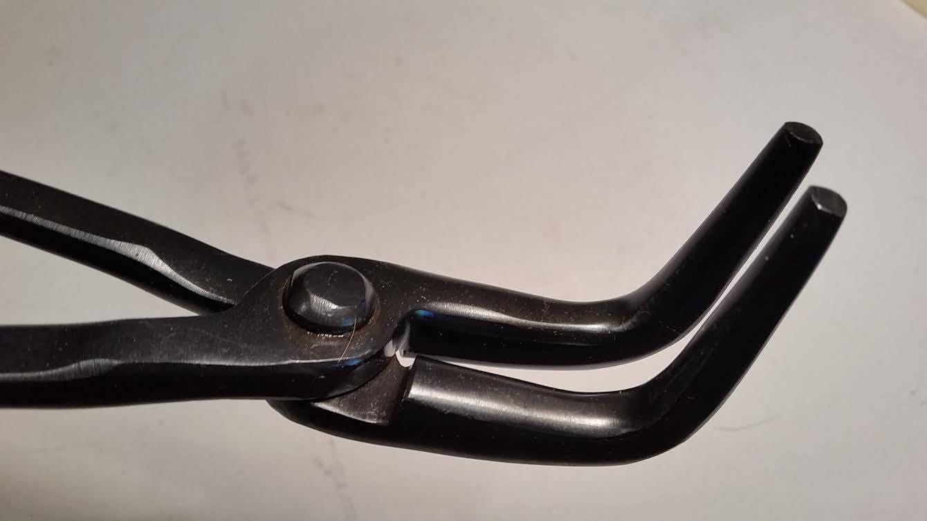 Blacksmith 90 Degree Scrolling Forge Tongs - Etsy