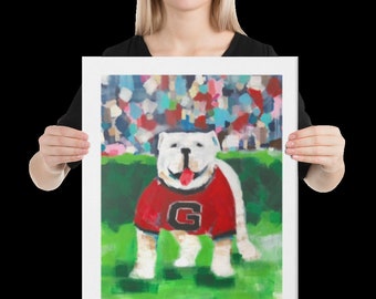 LIMITED EDITION - UGA Between the Hedges Print