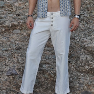 Brushed cotton pants