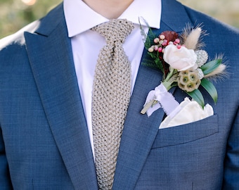 Knitting Pattern - Handknitted Tie