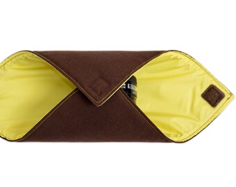 Camera Bag Cover - Camera Lens Case - JuWrap Brown/Yellow (Green, Blue)