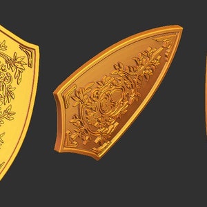 Dark Souls Elite Knight 1:12 Scale Shield and Sword