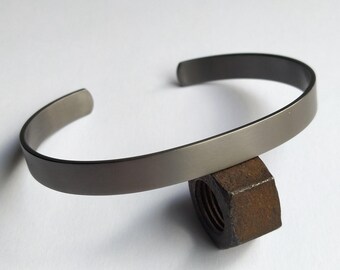 rein tantalarmband. Herrenarmband. Tantaler Sieraden.