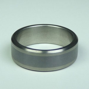 Solid Tantalum and Titanium mens ring. Mens wedding ring. Mens jewelry. image 2