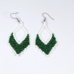 Beaded dangle earrings