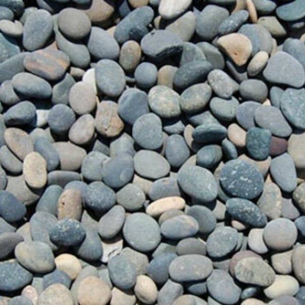 Large Box Full of Rocks, Mexican Beach Pebbles, Mixed Color Rocks, Landscape Pebble