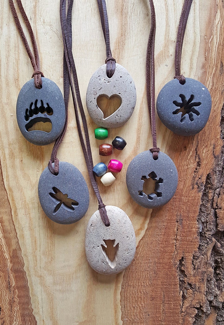 River Rocks Yellow Quartz and Golden Bronze Necklace