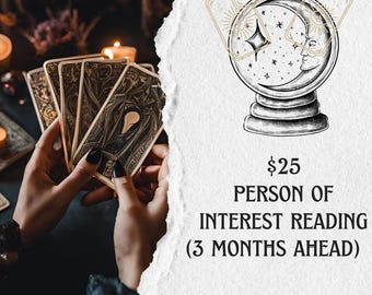 Person of Interest Reading (3 months ahead)
