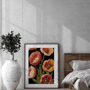 Reispapier Decoupage A3 | Klebriges Maulbeerpapier für Decoupage 16,53''X11,69'' | Blumenmuster für Decoupage PK 2077