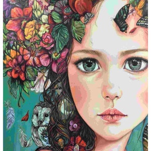 Reispapier für Decoupage A3 | Sticky Reispapier Frau 16.53''X11.69'' Washi & Reispapier Frau Muster für Decoupage PR 2513