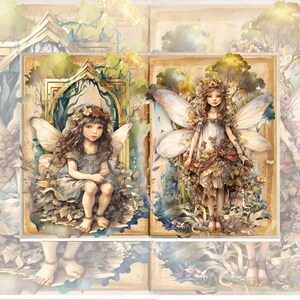 Rice Decoupage Paper A3 Size, High-Quality Sticky Rice Paper, Perfect for Crafting and Home Decor, Fairy Pattern FAIRY10