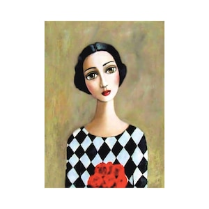 Reispapier für Decoupage A3 | Sticky Reispapier Frau 16.53''X11.69'' Washi & Reispapier Frau Muster für Decoupage PR2074