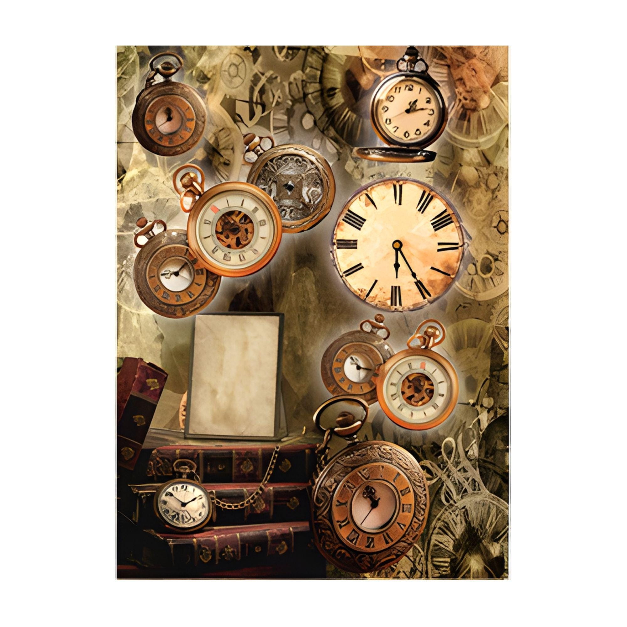 Self Adhesive Rice Paper for Decoupage | A3 Size | Vintage