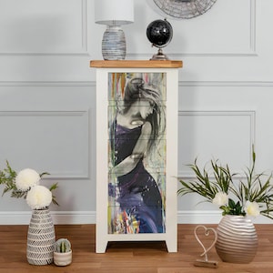 Reispapier für Decoupage 30X66cm | Sticky Reispapier Frau 11.81''X25.98'' Big Size Washi & Rice Paper Woman Muster für Decoupage MET258