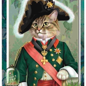 Decoupage Papier für Möbel | Reispapier für Decoupage A3 | Papier für Decoupage | Katzen-Muster für die Decoupage PR 2514