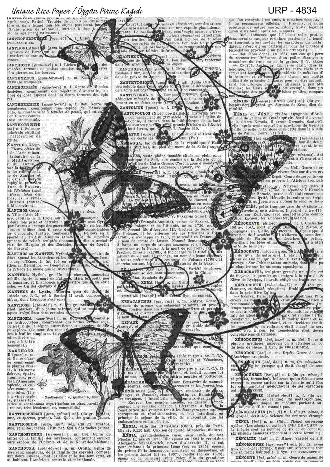 Decoupage Paper for Furniture Rice Paper for Decoupage A3 Etsy