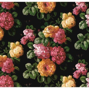 Reispapier Decoupage A3 | Klebriges Maulbeerpapier für Decoupage 16,53''X11,69'' | Blumenmuster für Decoupage PR 2019