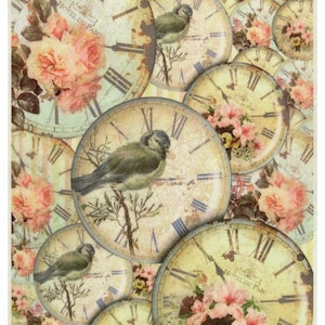 Decoupage Papier für Möbel | Reispapier für Decoupage A3 | Sticky Paper für Decoupage | Tiere Muster für Decoupage PK 2476