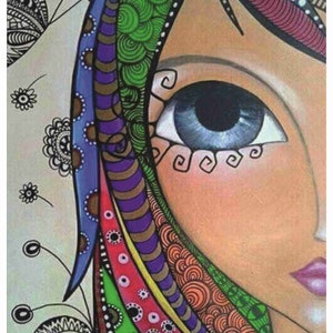 Reispapier für Decoupage A3 | Sticky Reispapier Frau 16.53''X11.69'' Washi & Reispapier Frau Muster für Decoupage PR2377