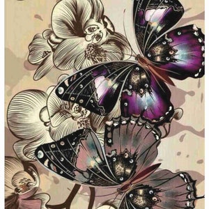 Reispapier für Decoupage A3 | Papier für Decoupage | Washi Reispapier Tiere Muster für Decoupage PR2267