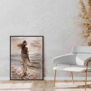 Blonde Woman on the Beach