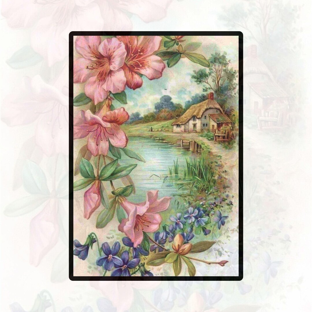 Rice Paper for Decoupage | Big Size Options | Cottage Style Decor ...