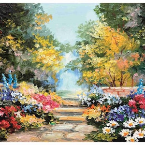 Reispapier Decoupage A3 | Klebriges Maulbeerpapier für Decoupage 16,53''X11,69'' | Blumenmuster für Decoupage PR 2118