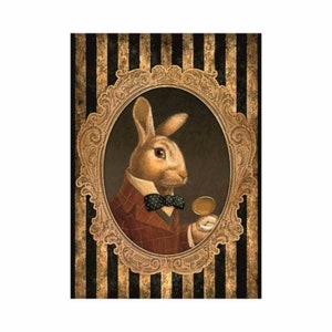 Decoupage Papier für Möbel | Reispapier für Decoupage A3 | Papier für Decoupage | Hase-Kaninchen-Muster für Decoupage Pr2002