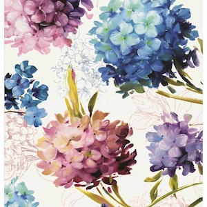 Reispapier Decoupage A3 | Klebriges Maulbeerpapier für Decoupage 16,53''X11,69'' | Blumenmuster für Decoupage PR 2340