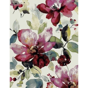 Reispapier Decoupage A3 | Klebriges Maulbeerpapier für Decoupage 16,53''X11,69'' | Blumenmuster für Decoupage PR 2739