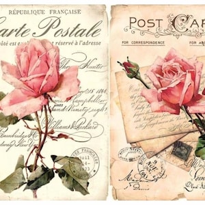 Reispapier Decoupage A3 | Klebriges Maulbeerpapier für Decoupage 16,53''X11,69'' | Blumenmuster für Decoupage  PR 2612