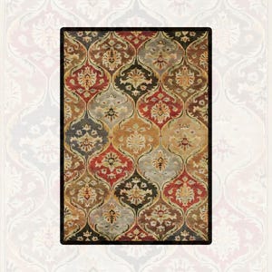 Rice Paper for Decoupage | Big Size Options | Moroccan, Mexican, Talavera Tile Pattern | Mulberry Sheet