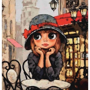 Reispapier für Decoupage A3 | Sticky Reispapier Frau 16.53''X11.69'' Washi & Reispapier Frau Muster für Decoupage PR 2020
