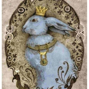 Decoupage Papier für Möbel | Reispapier für Decoupage A3 | Papier für Decoupage | Muster Hase für Decoupage Pr2470