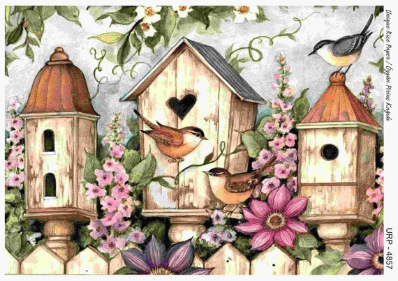 Decoupage Paper for Furniture Rice Paper for Decoupage A3 Sticky