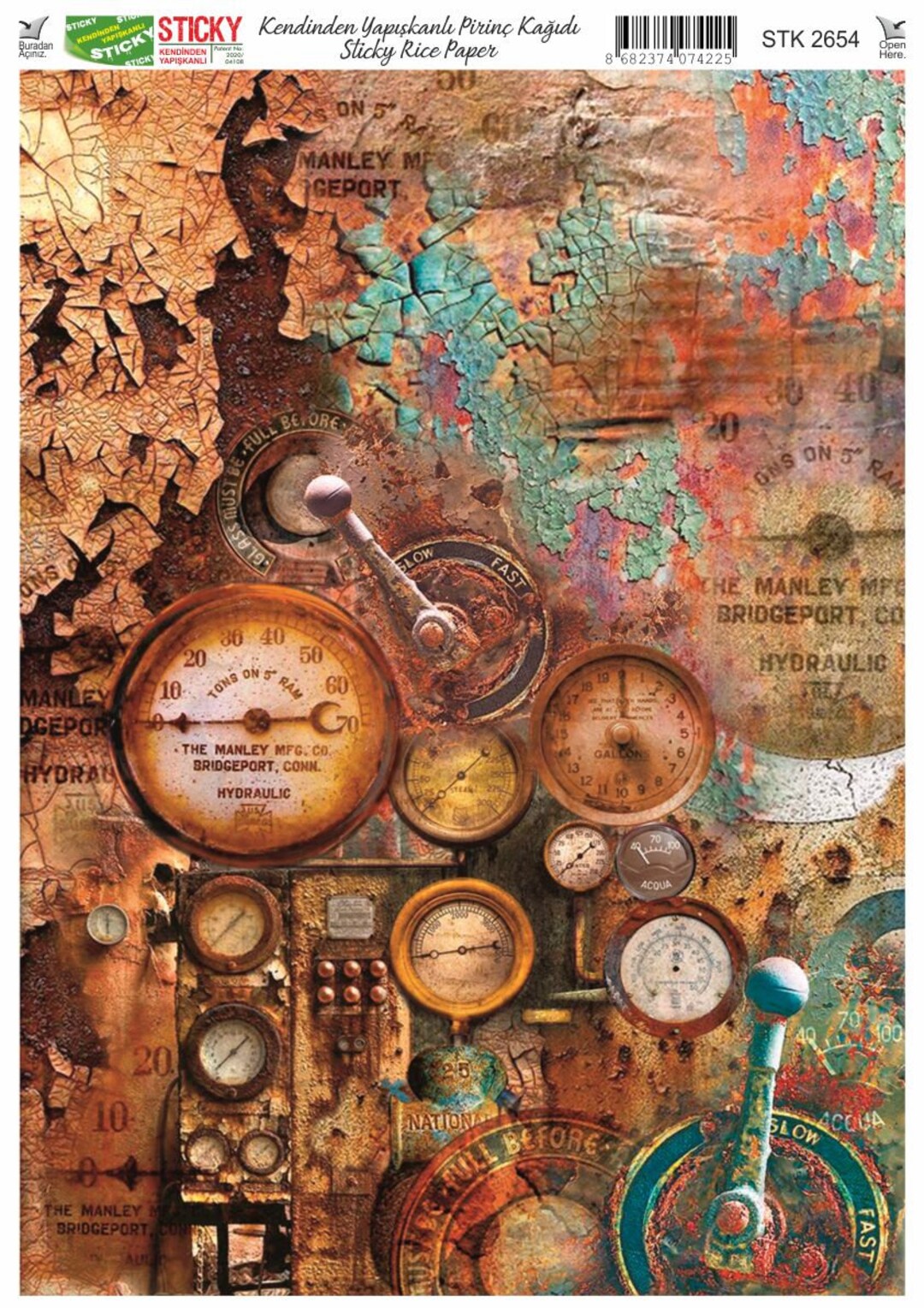 Decoupage Paper for Furniture | Rice Paper for Decoupage A3 | Sticky ...