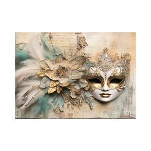 Rijstpapier voor decoupage A3 | Sticky Reispapier Frau | Decoupagepapier voor meubels | Rijstpapier met bloemenvrouwpatroon voor decoupage MG29