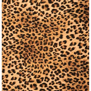 Papel de arroz para decoupage de muebles, opciones de gran tamaño / Papel de arroz washi con estampado de leopardo adhesivo para decoupage PK 2151