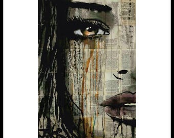 Rice Paper for Decoupage | Big Size Options | Woman Portrait | Sticky Mulberry Washi Furniture