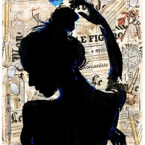 Reispapier für Decoupage A3 | Sticky Reispapier Frau | Decoupage Papier für Möbel Washi & Reis Papier Frau Muster für Decoupage BTC24