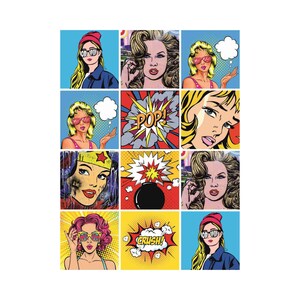 Papier de riz pour découpage A3 | Sticky Reispapier Frau 16.53''X11.69'' | Papier de riz motif femme pour découpage PR 2350
