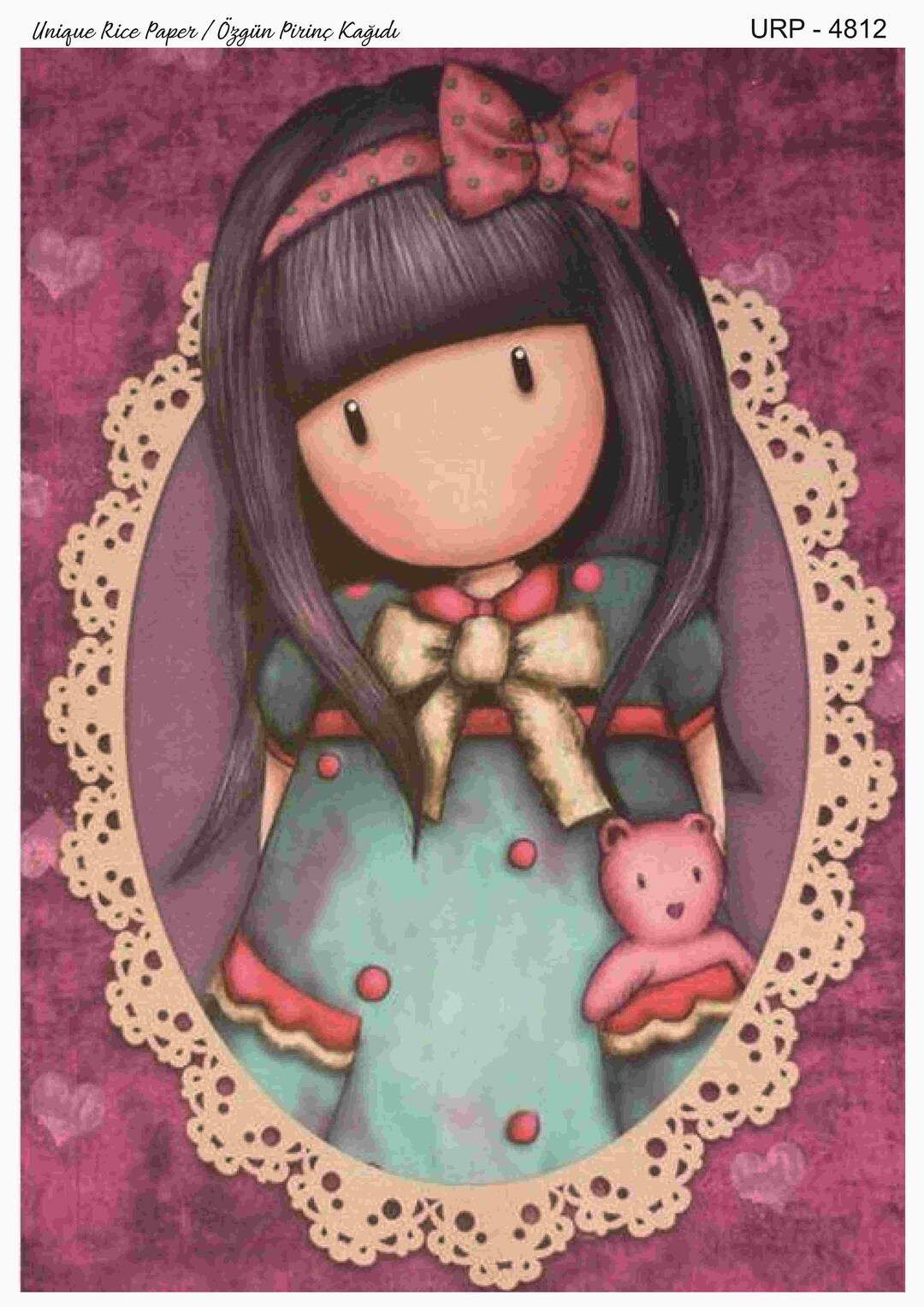 Rice Paper for Decoupage A3 | Sticky Reispapier Frau | Decoupage Paper ...