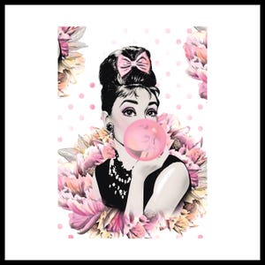 Reispapier für Decoupage A3 | Sticky Reispapier Frau 16.53''X11.69'' Washi & Reispapier Frau Muster für Decoupage PK2078