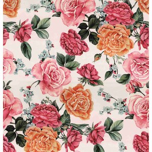 Reispapier Decoupage A3 | Klebriges Maulbeerpapier für Decoupage 16,53''X11,69'' | Blumenmuster für Decoupage PR 2125