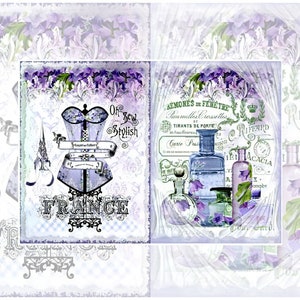 Papel de Arroz para Decoupage A3 / Papel de Morera para Decoupage 16.53''X11.69'' / Patrón Floral para Decoupage PR 8066