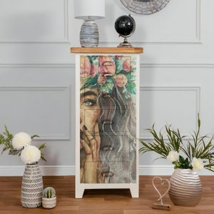 Reispapier für Decoupage 30X66cm | Sticky Reispapier Frau 11.81''X25.98'' Big Size Washi & Rice Paper Woman Muster für Decoupage MET209